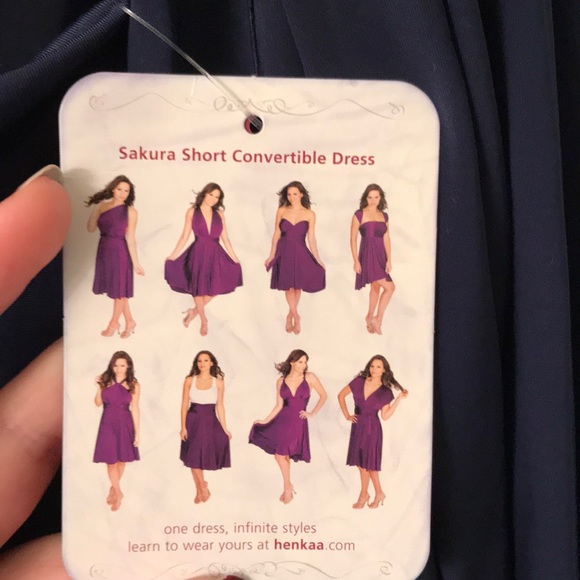 NWT henkaa sakura midi convertible plus dress - Picture 2 of 4